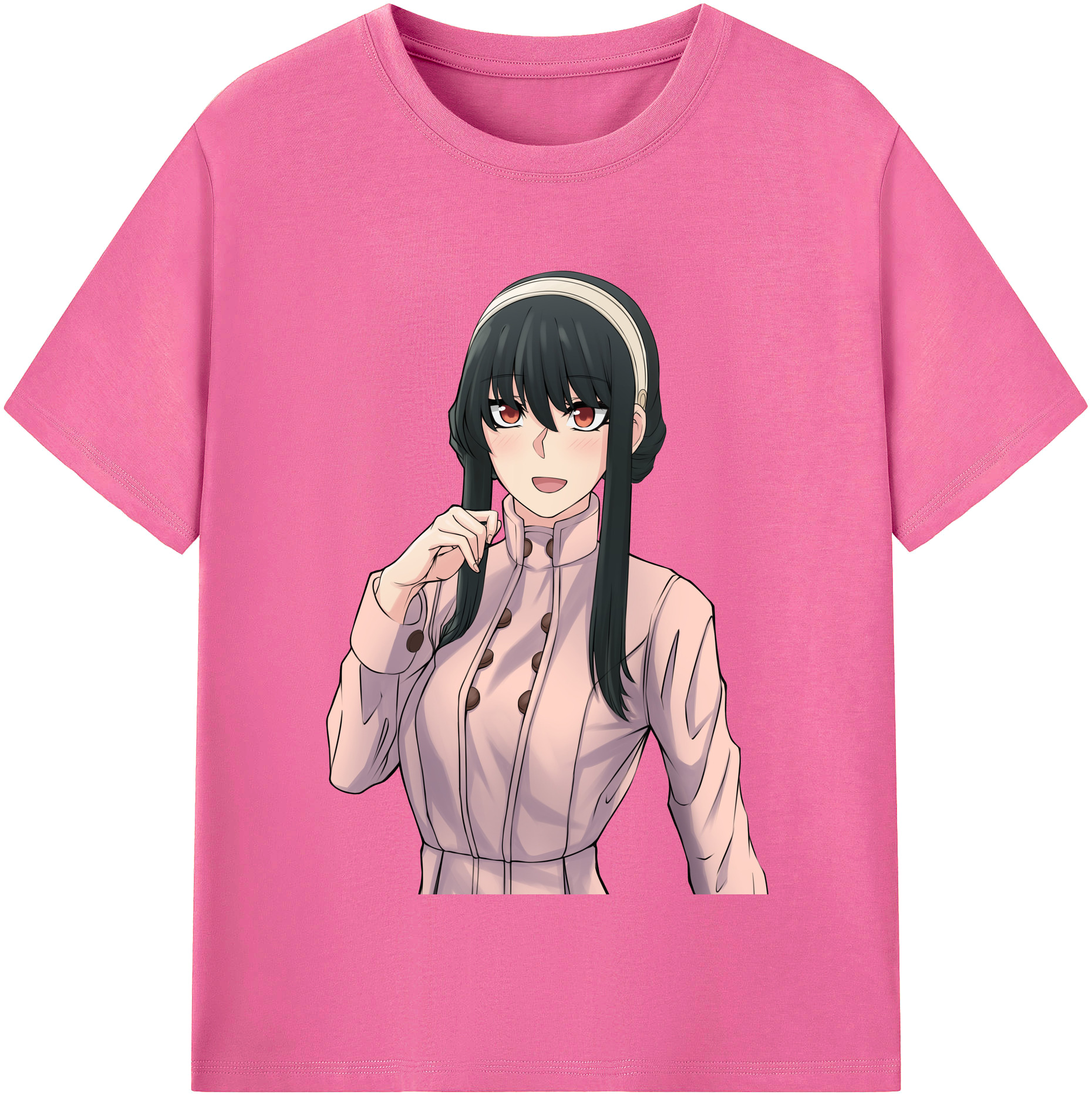 （画像用） SPY×FAMILY间谍家家酒 レディースカジュアルプリントTシャツ（綿100％）